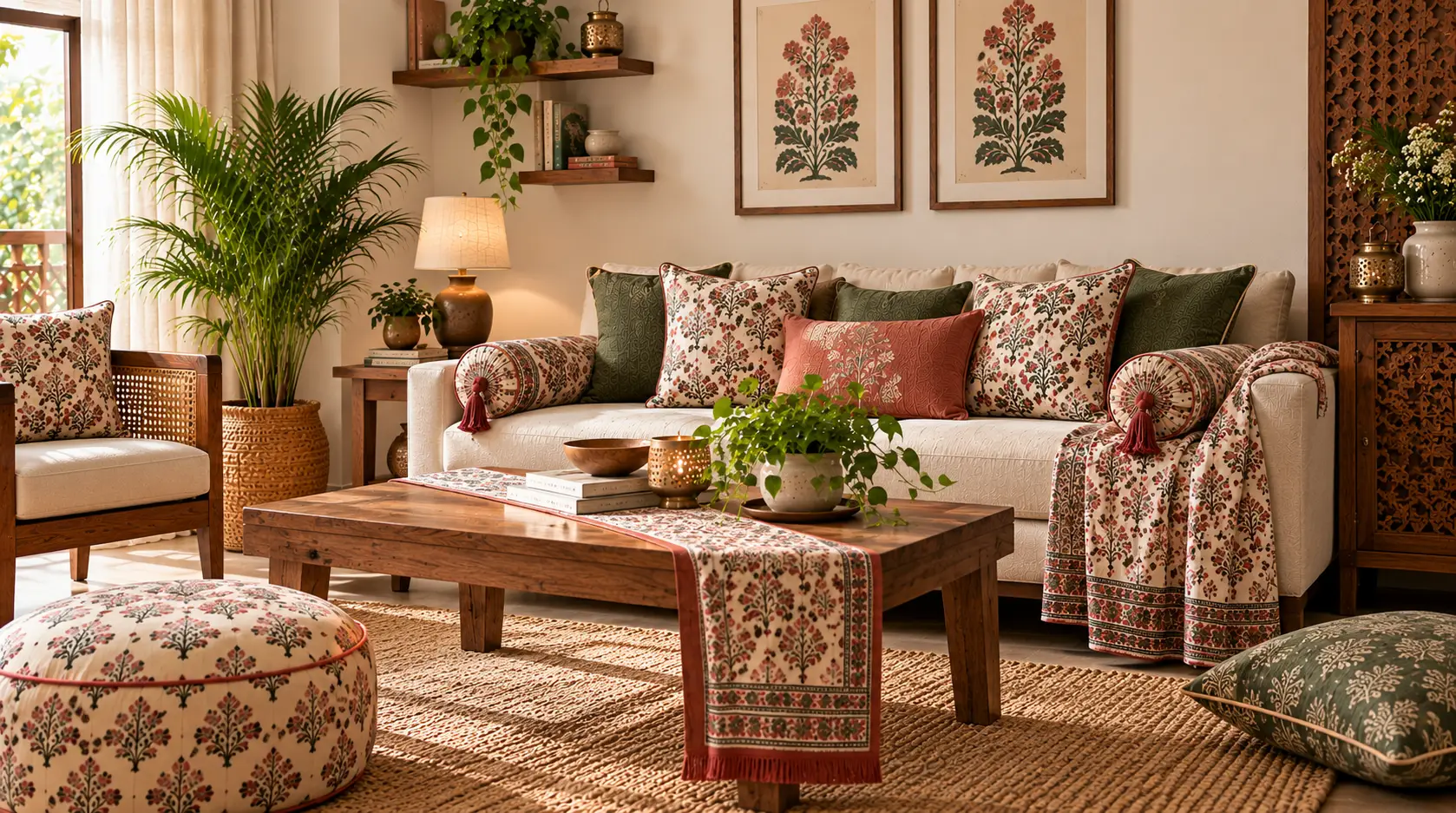 Small living room with simple home furnishing ideas