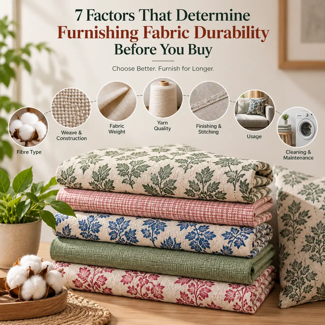Furnishing fabric durability for home furnishings