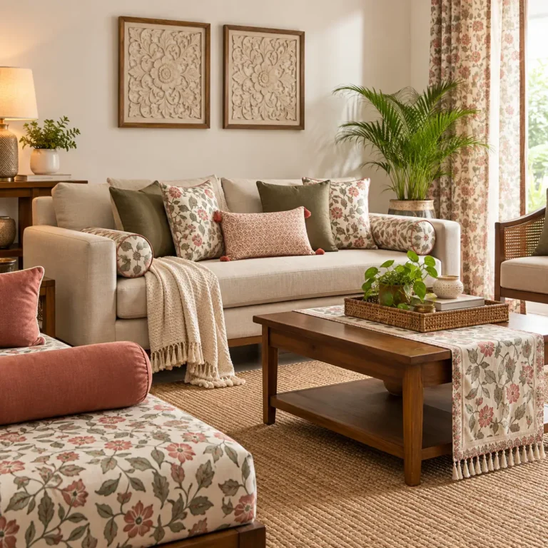 Living room furnishing ideas with cushions and sofa furnishings